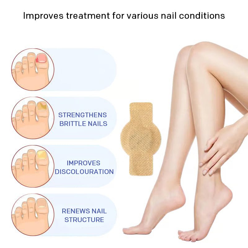 Nail Care Patches, 21pcs/box Nail Health Care Patches with 5 Herbs for Solving Nail Problems - stavogue