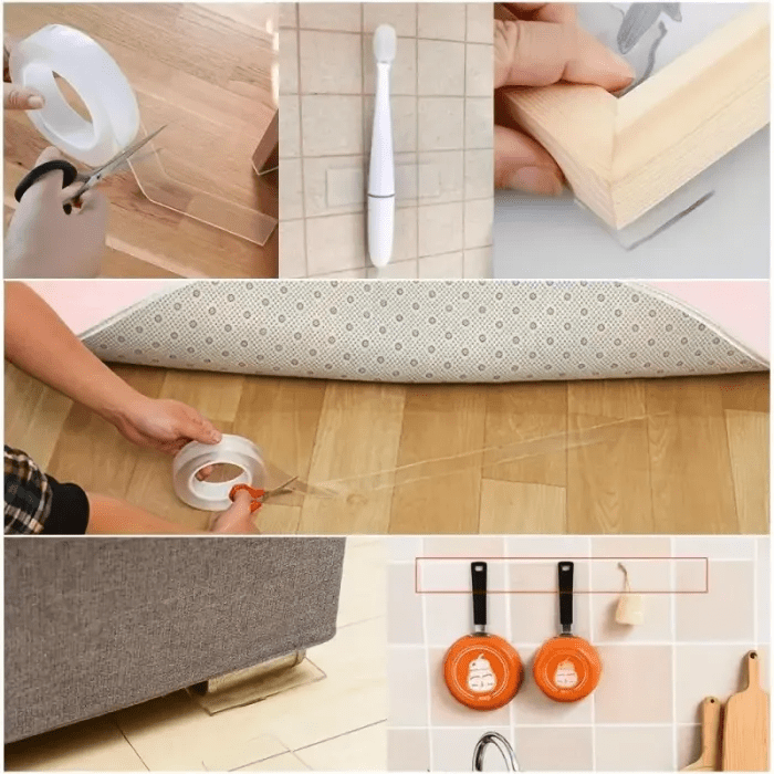 Nano Double - Sided Adhesive High Viscosity Traceless Hook - stavogue