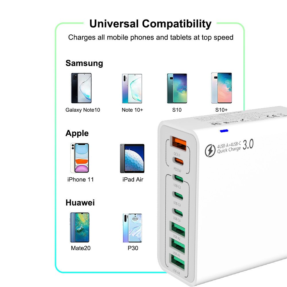 🎊New Year Special Offer⚡8 in 1 Waterproof Ports USB Fast Charger - stavogue