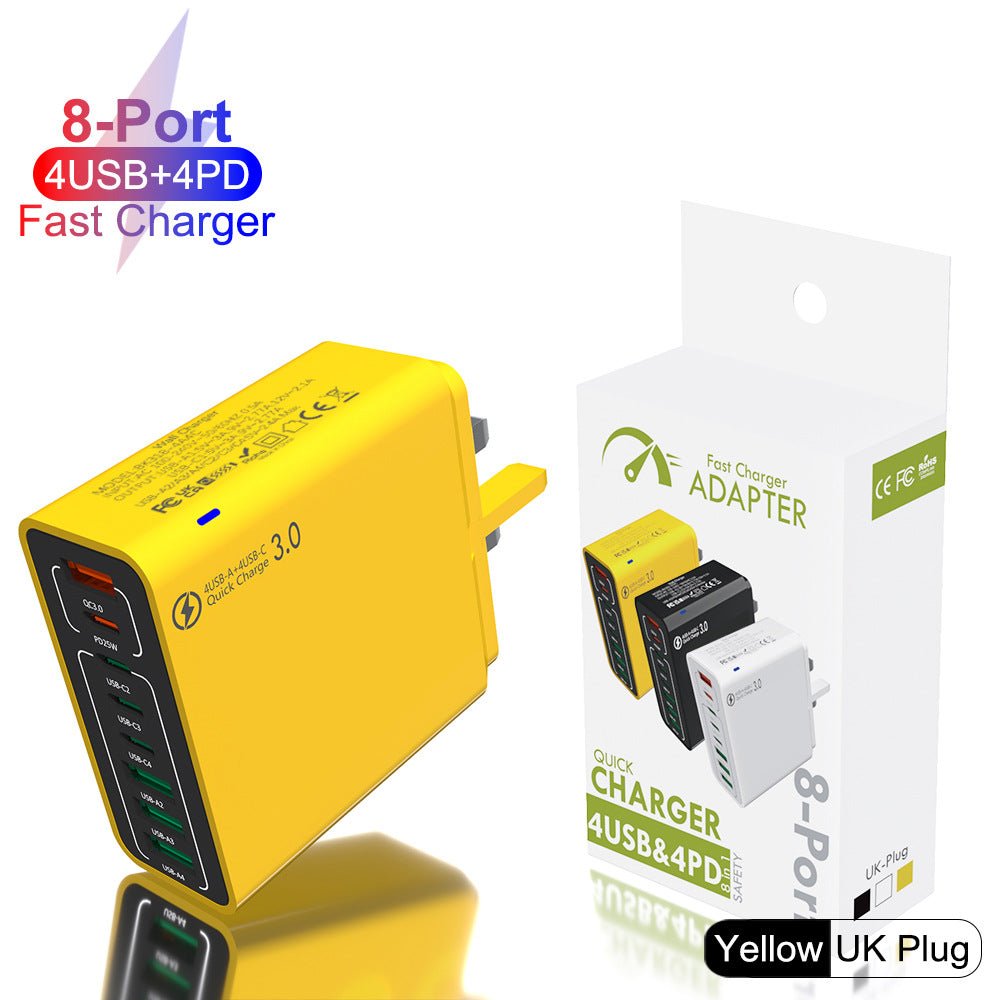 🎊New Year Special Offer⚡8 in 1 Waterproof Ports USB Fast Charger - stavogue