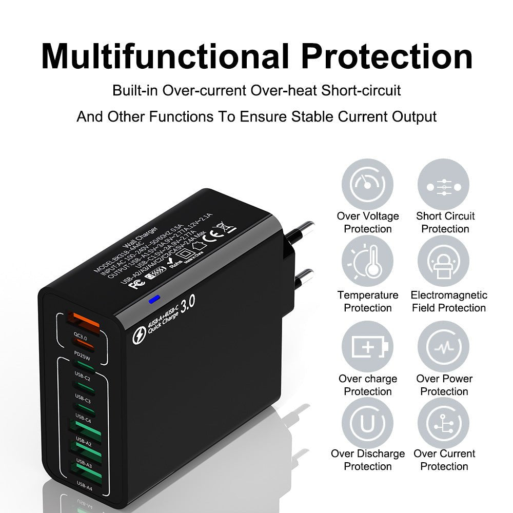🎊New Year Special Offer⚡8 in 1 Waterproof Ports USB Fast Charger - stavogue