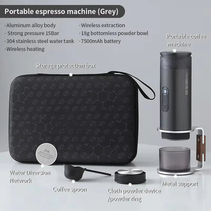 🎉New Year's Sale 50% OFF✨Portable Coffee Maker Espresso Machine With Digital Display Screen☕ - stavogue