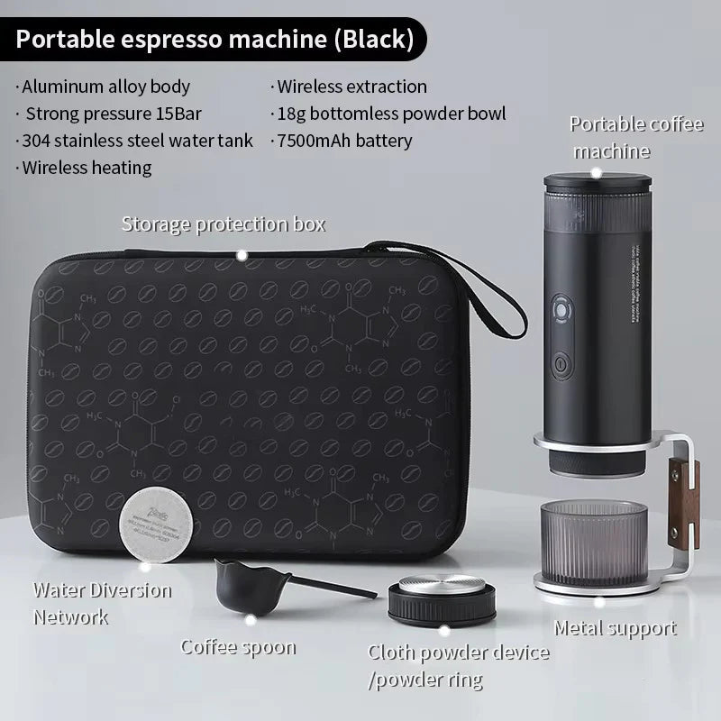 🎉New Year's Sale 50% OFF✨Portable Coffee Maker Espresso Machine With Digital Display Screen☕ - stavogue