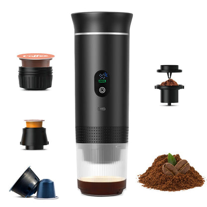 🎉New Year's Sale 50% OFF✨Portable Coffee Maker Espresso Machine With Digital Display Screen☕ - stavogue