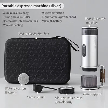 🎉New Year's Sale 50% OFF✨Portable Coffee Maker Espresso Machine With Digital Display Screen☕ - stavogue