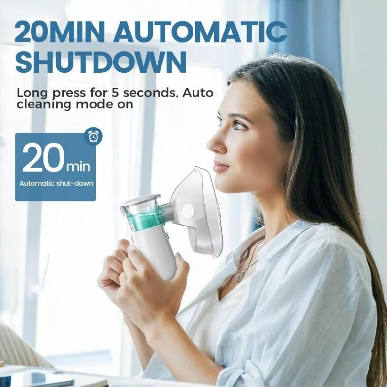 Portable Nebulizer Machine, USB - C Rechargeable Handheld Nebulizer for Breathing Treatment - stavogue