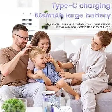 Portable Nebulizer Machine, USB - C Rechargeable Handheld Nebulizer for Breathing Treatment - stavogue