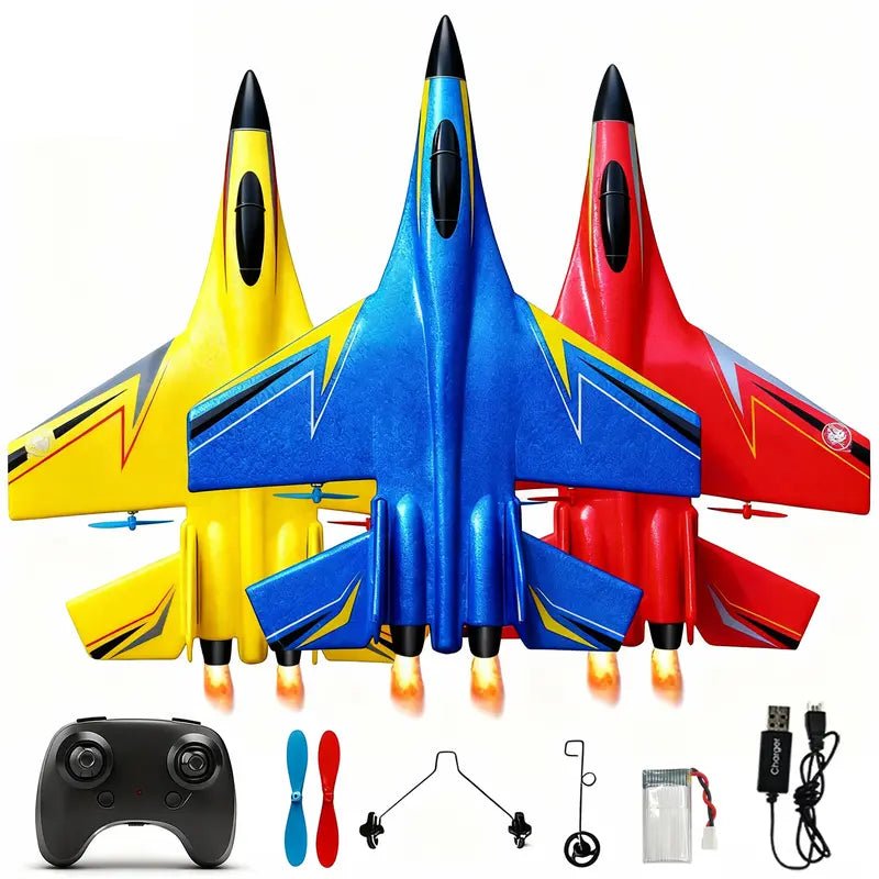 🎮RC Plane Remote Control Glider Airplanes 2.4 GHZ 2 Channels✈️ - stavogue