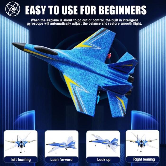 🎮RC Plane Remote Control Glider Airplanes 2.4 GHZ 2 Channels✈️ - stavogue