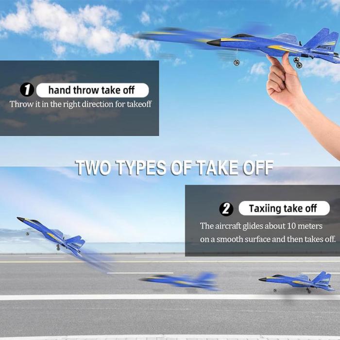 🎮RC Plane Remote Control Glider Airplanes 2.4 GHZ 2 Channels✈️ - stavogue