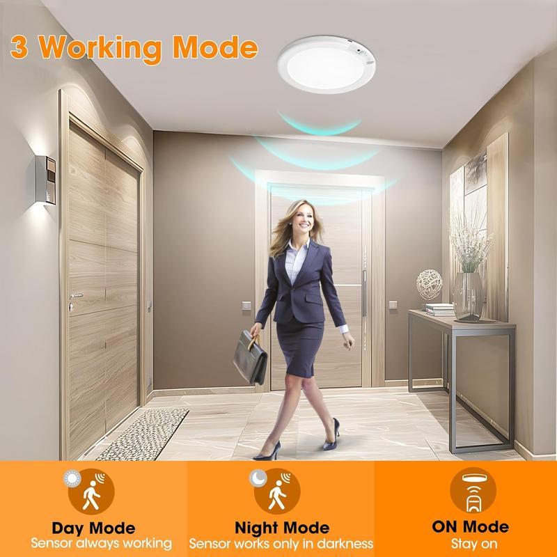 💡Rechargeable Magnetic Wireless Motion Sensor Ceiling Light with Remote - stavogue