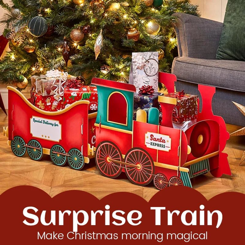 🎁 Santa’s Gift Train — Deliver Holiday Cheer in Style! 🚂🎄（Hand Folding） - stavogue