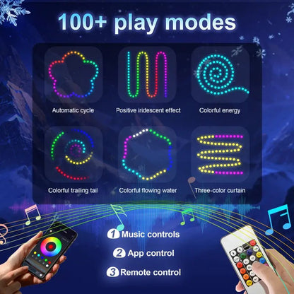 👗Special Gift - 40% OFF🎁White Light - Up Ice Princess Dress for Girls – 100+ LED Modes, Music Sync✨ - stavogue
