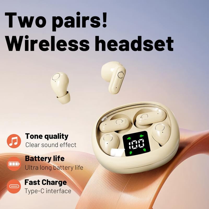 🔥Special Sale 49% OFF🔥Wireless Bluetooth Headphones,Tiny Size Invisible Earbuds(2 Sets) - stavogue