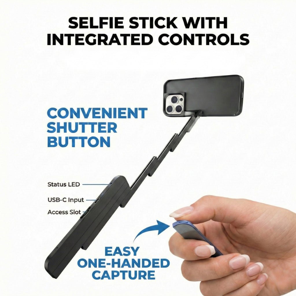 🔥Special Sale - 50% Off📲3 - in - 1 Foldable Phone Case with Selfie Stick - stavogue