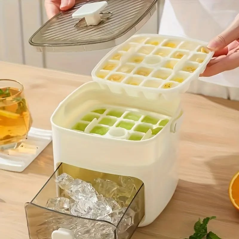 🔥Special Sale - 50% OFF🔥48 Cube Double - Deck Portable Ice Maker with Easy Press Lid - stavogue