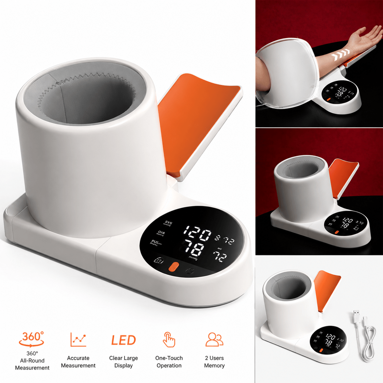 🔥Special Sale - 50% Off🌟Intelligent medical - grade arm blood pressure monitor - stavogue