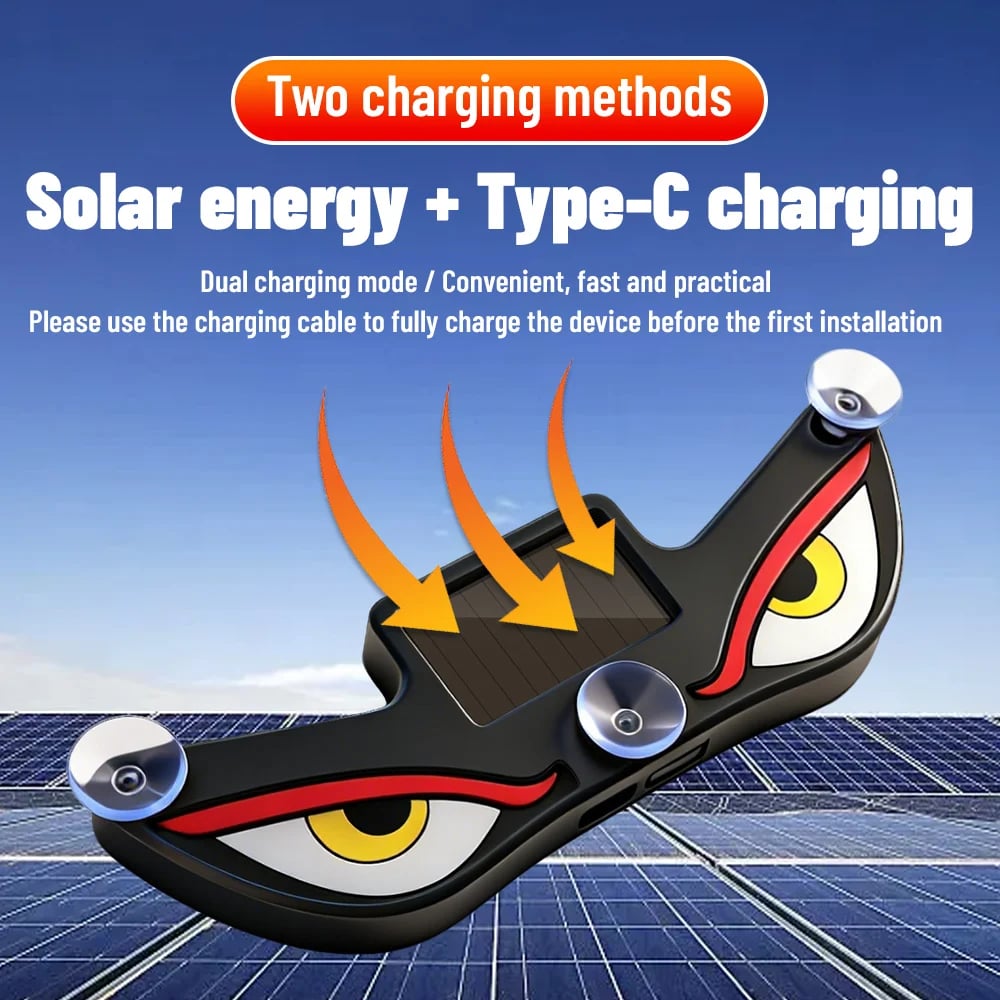 🔥Special Sale - 50% OFF😈Solar Demon Eye LED Car Window Light - stavogue