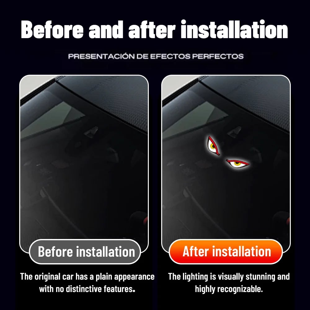 🔥Special Sale - 50% OFF😈Solar Demon Eye LED Car Window Light - stavogue
