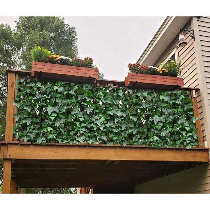 🔥🌸Spring Special Sale 49% OFF💐Uhair Privacy Fence Expandable Screen for Balcony Patio Outdoor,Decorative Faux Ivy Fencing Panel - stavogue