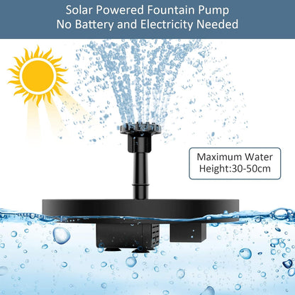 🔥Summer Flash Sale 50% Off🌊Solar Bath Fountain with 6 Nozzle💦 - stavogue