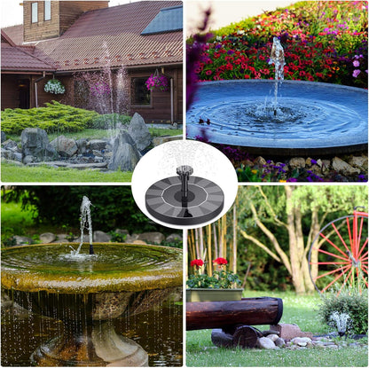 🔥Summer Flash Sale 50% Off🌊Solar Bath Fountain with 6 Nozzle💦 - stavogue