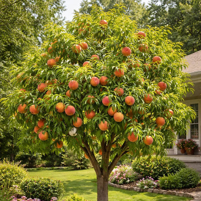 🔥Summer Special Sale🍑Sweet Honey Peach Tree Sapling，Ready - to - Plant for Home Garden（90% survival rate）🌱 - stavogue