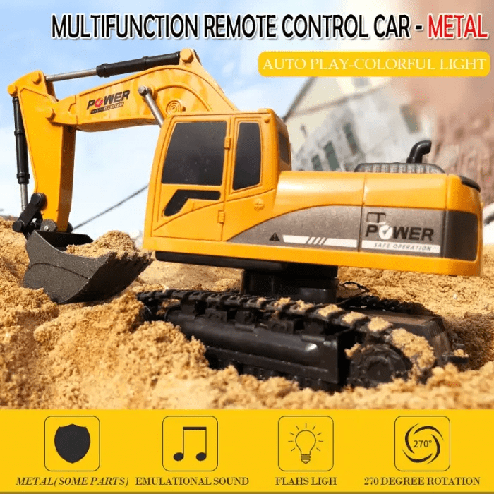 🔥The Best Children's Day Gifts For Kids🎁Hydraulic Full Metal Excavator G308H 1/14 RTR🚜 - stavogue