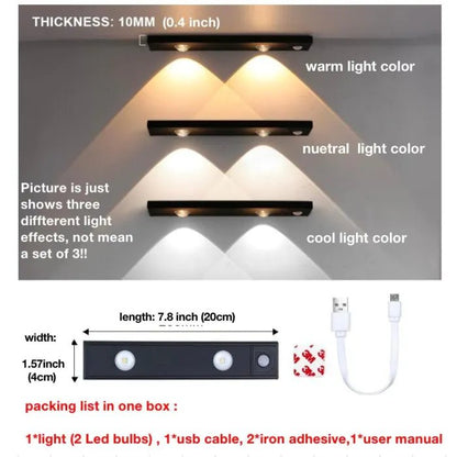 💡THREE color temperature led motion sensor cabinet light - stavogue