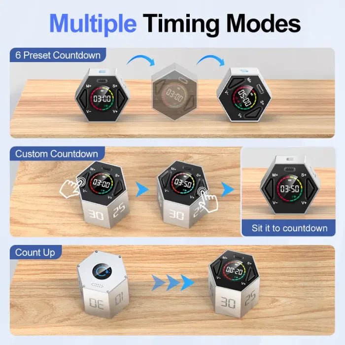 Ticktime Pomodoro Timer Cube, Productivity Timer - stavogue