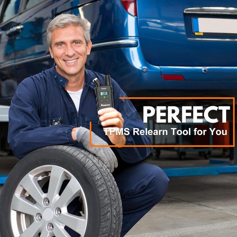TPMS 2 - in - 1 Relearn Tool & Digital Tire Pressure Gauge - stavogue