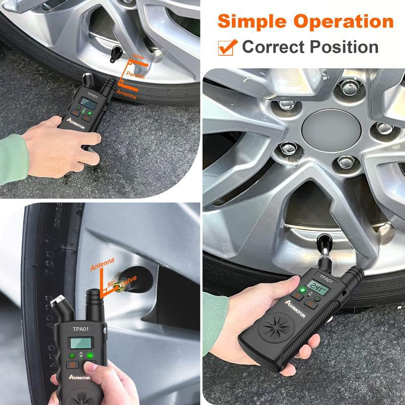 TPMS 2 - in - 1 Relearn Tool & Digital Tire Pressure Gauge - stavogue