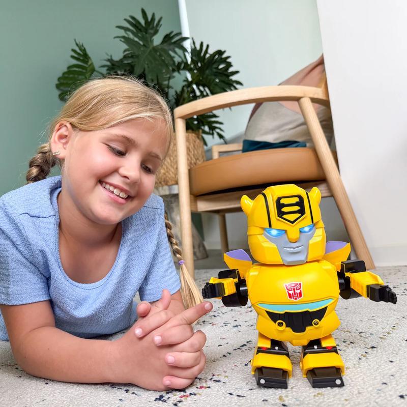 🚒Transformers Dancing Robot Optimus Prime Bumblebee Megatron with Lights and Sound✨ - stavogue