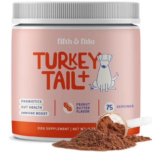 Turkey Tail - Dog Food Topper with Probiotics for Lipomas, Immune Support & Gut Health - 75 Servings - Bacon Flavor - Supplements - stavogue